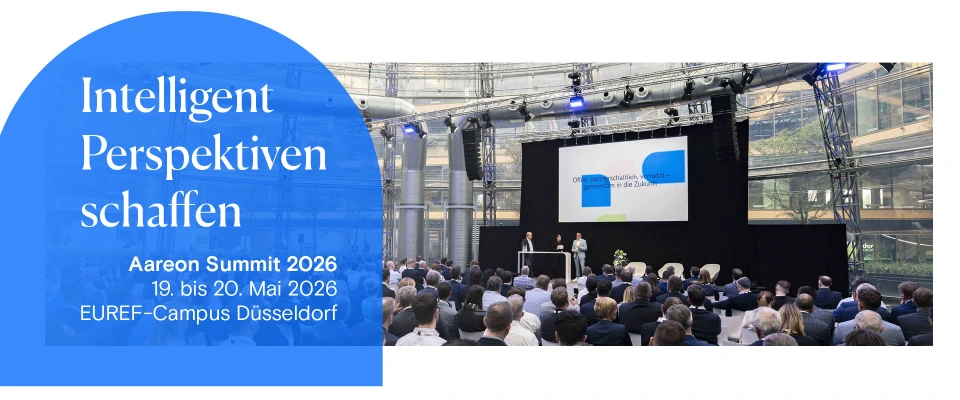 Visual Aareon Summit 2026: EUREF-Campus Düsseldorf